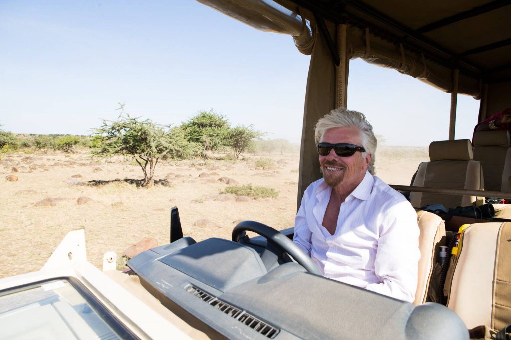 Richard Branson Visit to Kenya